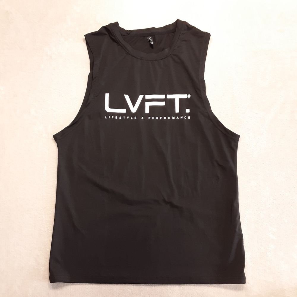 Live Fit Apparel Mens LVFT Lifestyle X Performance Tank Top XL Black Sleeveless
